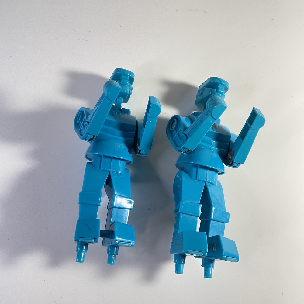 Blue Rockem Sockem Robots Replacement Blue Bomber Action Figures
